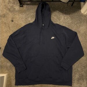 Nike Men's Dark Blue Navy Hoodie